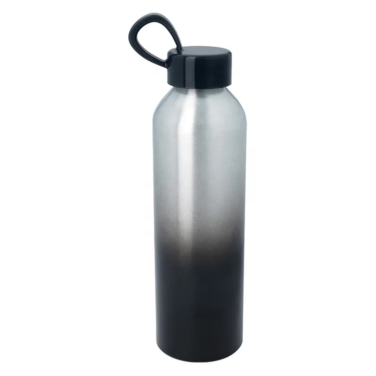 

MIKENDA 800ml BPA free Aluminum sports water drinking bottle Single wall bike water bottle, Silver/black etc, custom color