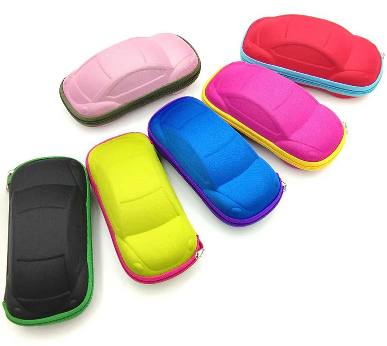 

Car Pattern Sunglasses Box Cute Cat Ear Sunglasses Case Eco-friendly Children Sunglasses Box