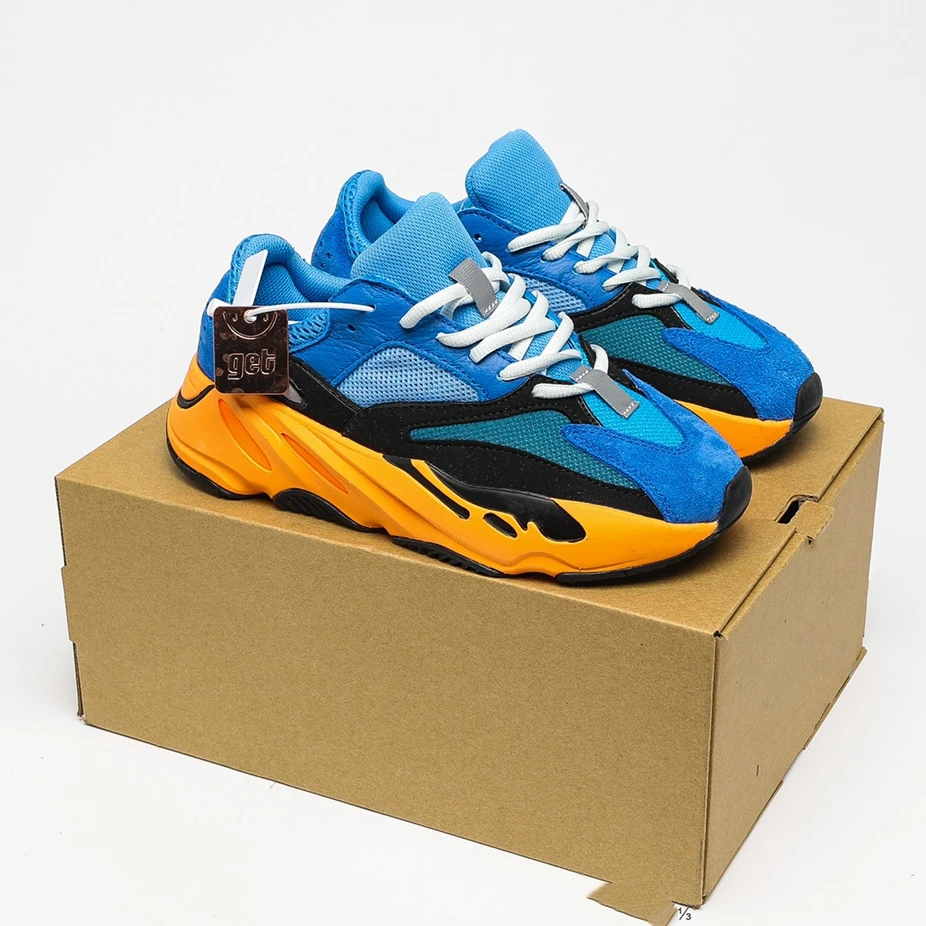 

Wholesale high grade 1:1 brand yeezy 700 Bright Blue men woman fashion sneakers yeezy 700 shoes