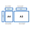 Factory Price High Quality Visual Magnement Document Holder Header Filling Folder Window Header For Office
