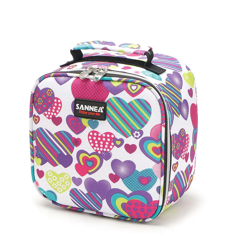 

Factory Wholesale Thermal Lunch Bag for Women Kids Picnic Cooler Boxes Bags Milk Case Travel Food Storage Container Bolsa, Grey