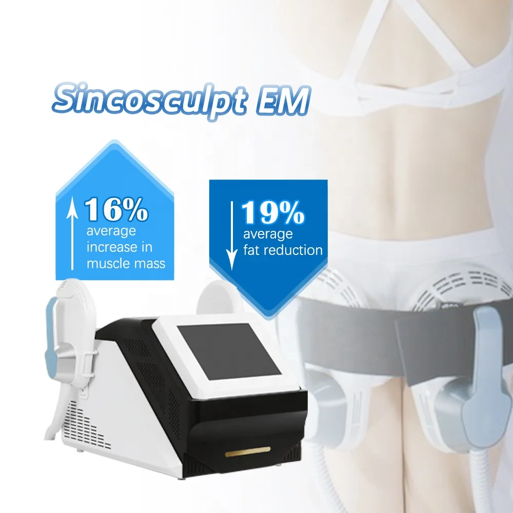 

2022 New Arrival portable EMS body sculpting Build Muscle Sinco Emslim rf neo 4 Handles 13.46 Tesla Slimming Machine