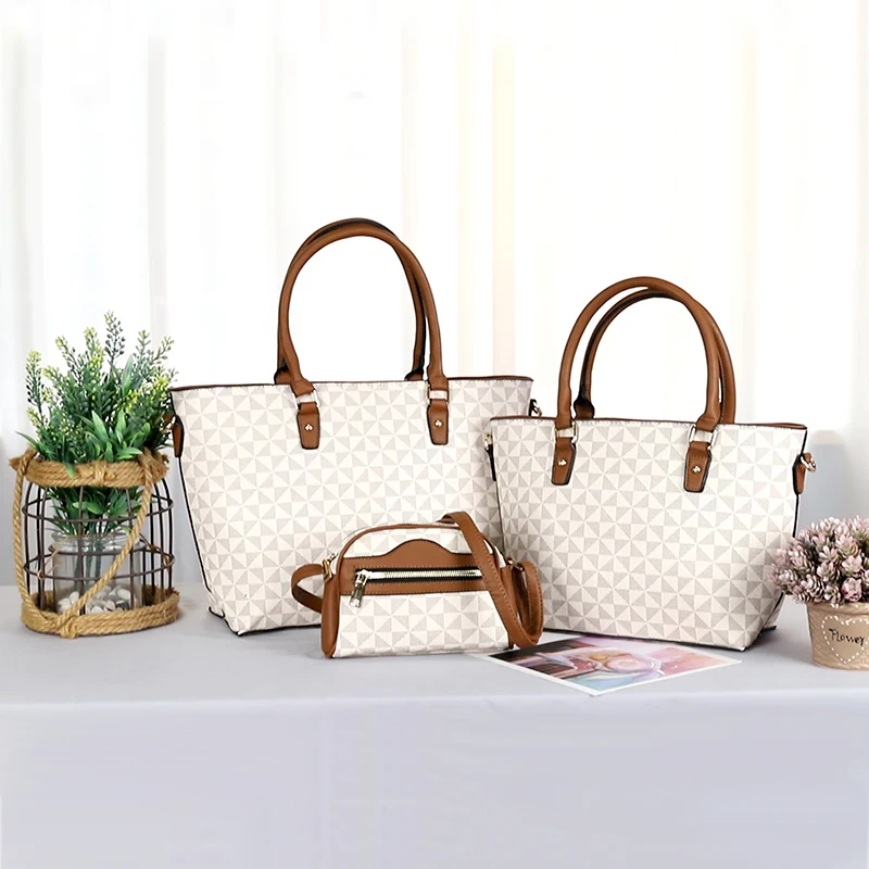 

HEC Latest Design Vintage Big Handbags Sets for Women Fashion Ladies Tote Handbag