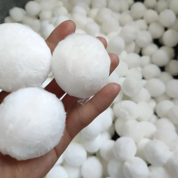 
Low Head Loss Fiber Ball Filter Material for Water Treatment 