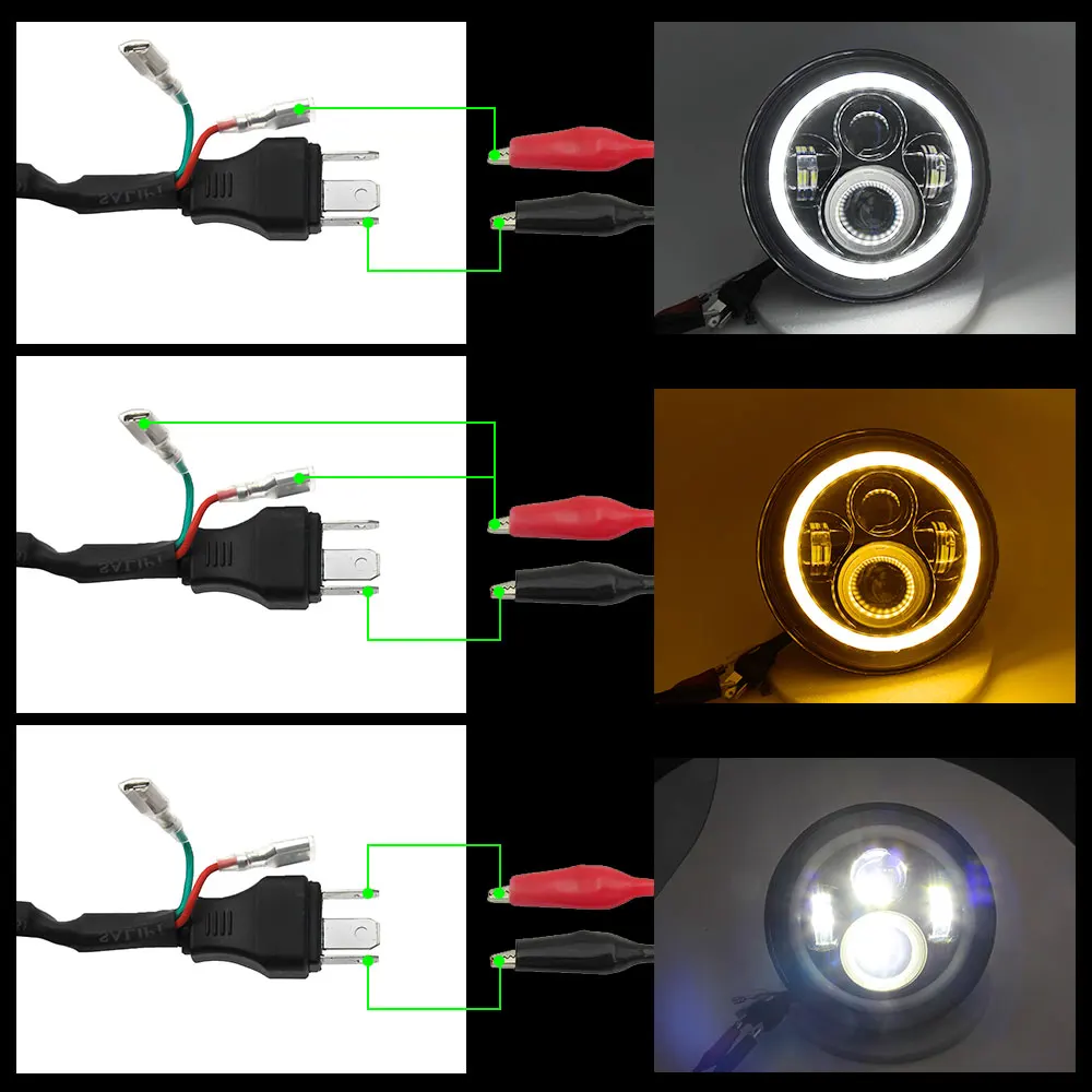 Led headlight схема подключения проводов