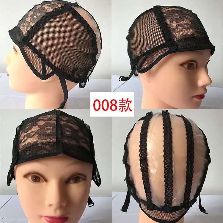 

High quality wig caps making satin wig cap band adjustable wig cap, Black or custom