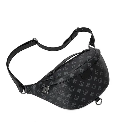 

Men's bag new fashion outdoor Fanny pack Fanny pack chest print cross-body bag anti-theft mobile phone bag women, 2color