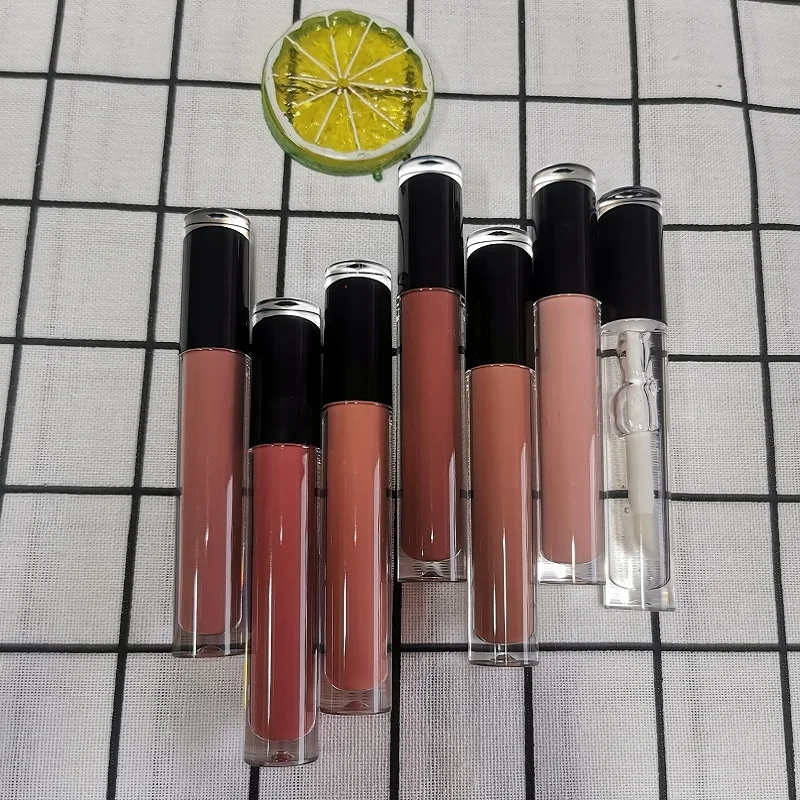 

Lip gloss vendor custom lip gloss tubes private label nude shiny glossy high pigment, 14 color
