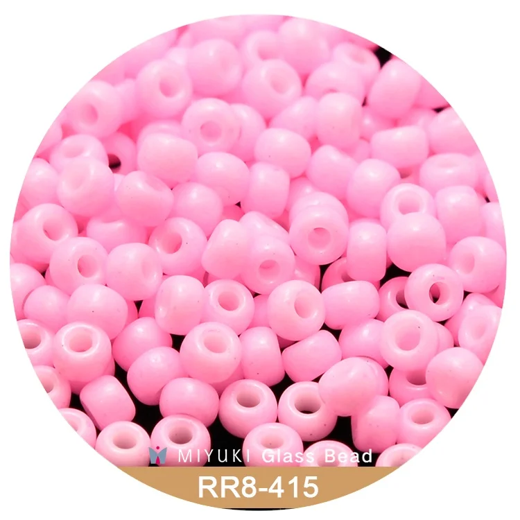 

Miyuki Round Rocailles 8/0 Beads 3 mm [13 Color Opaque Dyed Second Series ]10g pack, As picture