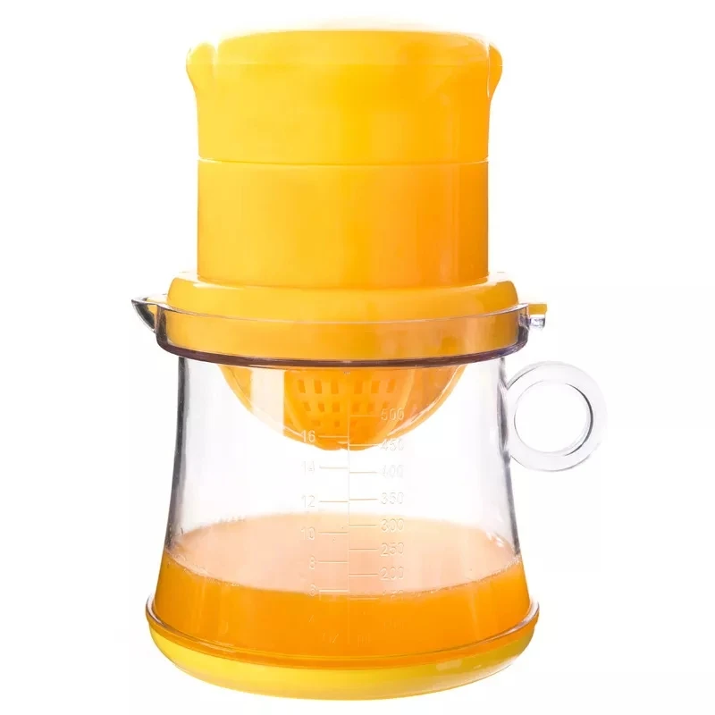 

JTX088 Manual Citrus Juicer Kitchen Tools Plastic Orange Lemon Squeezer Kitchen Accessories Multifunction Portable Fruit Juicer, 2 colors