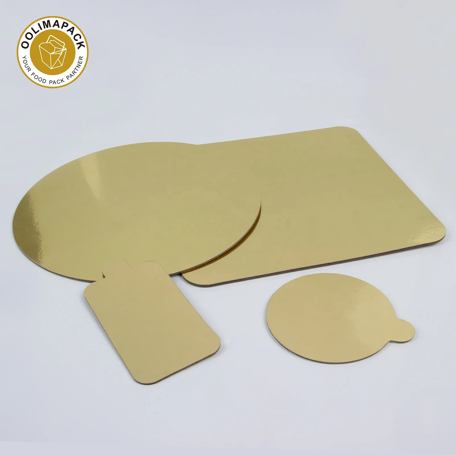 
Gold/silver chipboard cake board round,Mini cake paper board 
