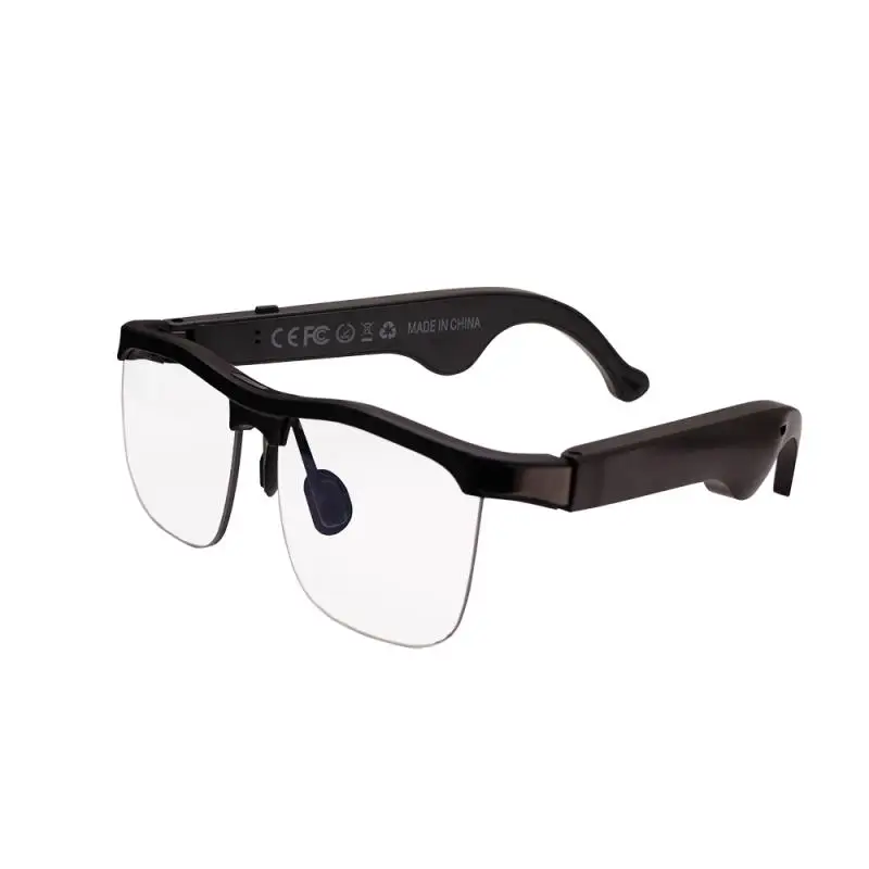 

Directional Audio BT 5.0 Smart Music Glasses TR90 Protect Against Blue Light And Radiation Smart Glasses Sunglasses, Black