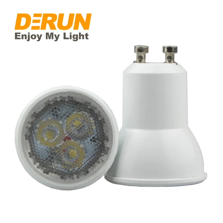 3W MR11 LED Light Bulb GU10 Base 28w Halogen Bulb Equivalent Recessed Lighting Downlight Cold White 6500K , LED-GU10-MR11