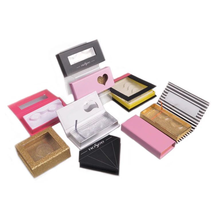 

Cheap Price Custom Cotton Band Lash Book Craft Crisscross3D Mink Strip Eyelashes