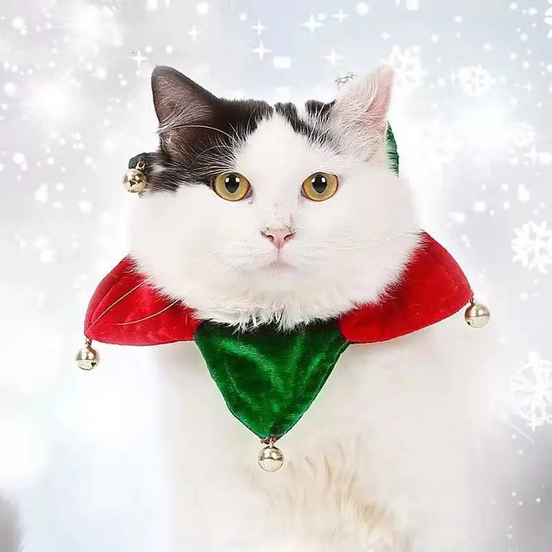 

fashion Christmas design with bell accessories collar pet