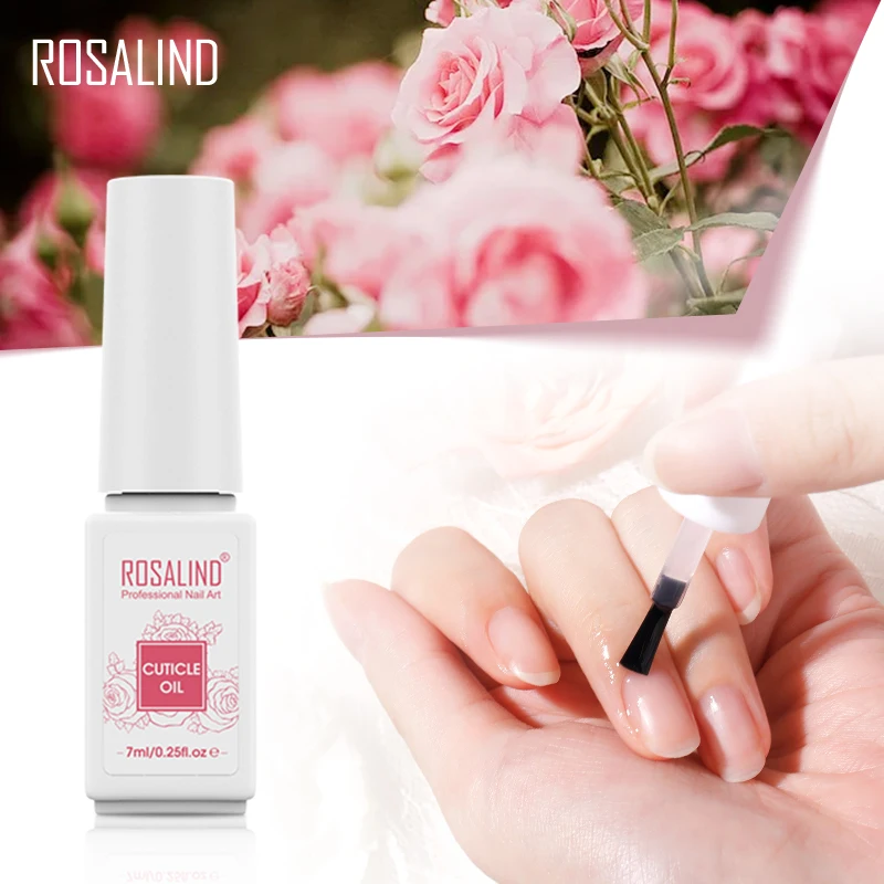 Rosalind oem private label nail care tools rose flavor nature cuticle revitalizer oil 7ml nail art cuticle oil for wholesale