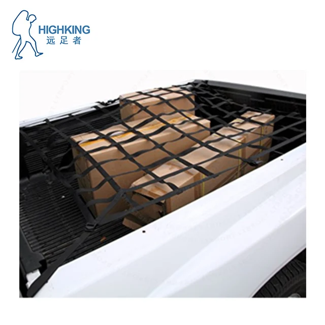 
Rugged pickup Truck Bed Cargo Net with Additional Universal Elastic truck luggage net  (1600070166980)