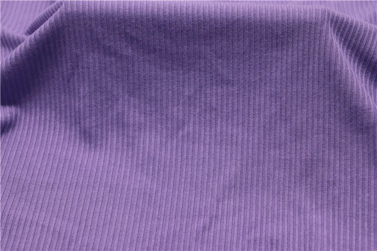 
Fashion design candy color 92% rayon 8 %spandex rib soft fabric 