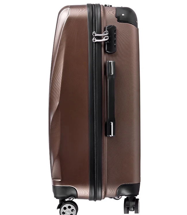 
2019 Trending suitcase Design Aluminium Luggage set carry-on luggage ABS+PC 3pcs luggage sets 