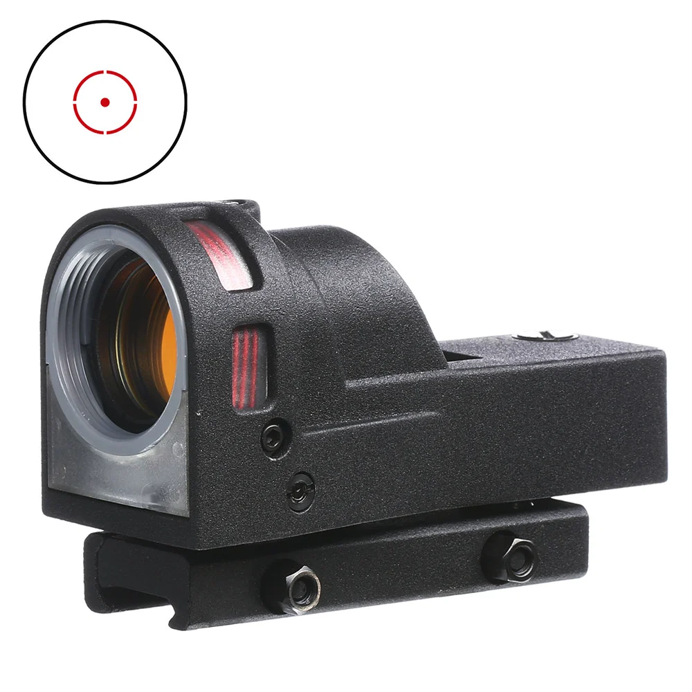 

Aiming Red Dot Riflescope M21 red dot Sight QD mount Optics Sight with killflash for airsoft, Black/tan