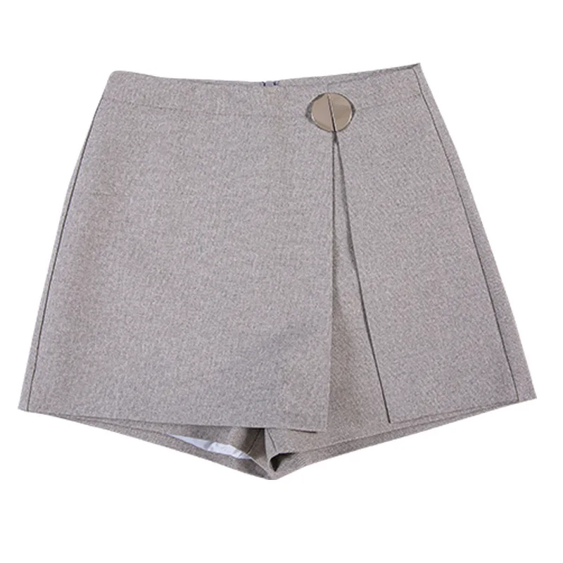 

2020 New Design fashion solid a line loose mini high waist casual ladies women skirts, Customized color