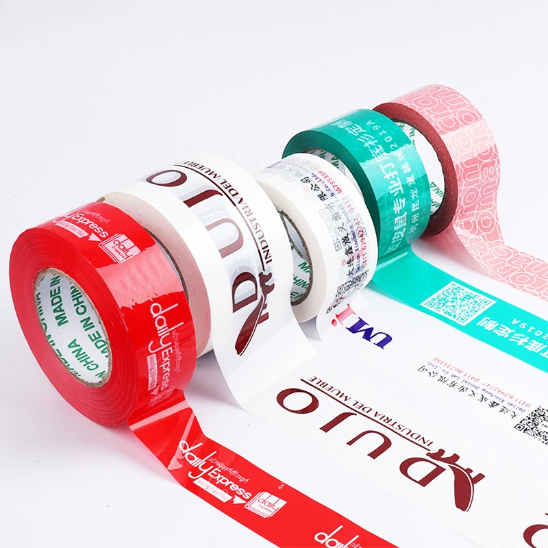 

50 Roll MOQ Custom Design OEM Company Brand Printed BOPP OPP Packing Adhesive Glue Tape with Logo for Packaging