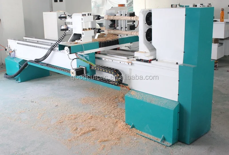 1516 2 Spindle Double Axis Can Wood Turing And Grooving Cnc Wood Second Hand Lathe Machine Buy