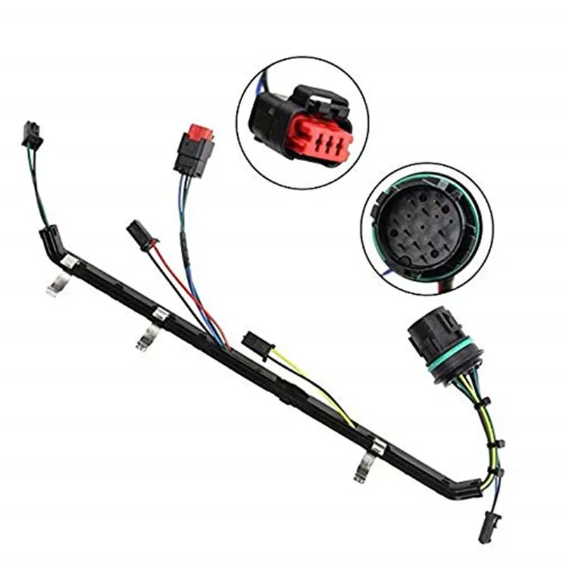6.4l Diesel Engine Fuel Injection Injector Wire Wiring Harness Left ...