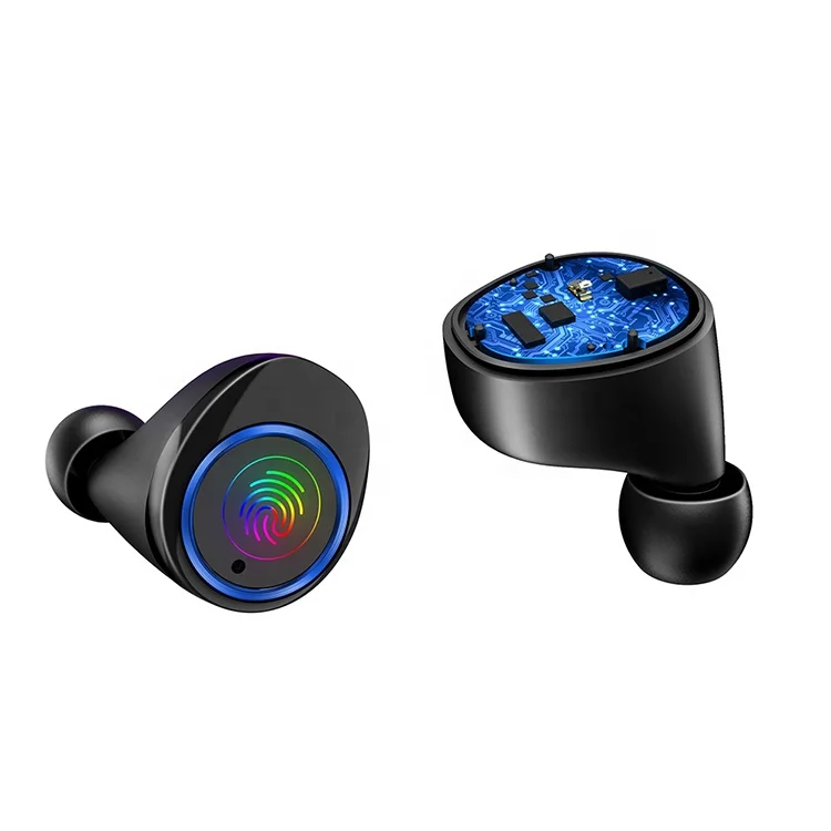 

Black sport game TWS bluetooth 5.0 IPX 7 waterproof wireless bluetooth headphone earphones, Wite bluck