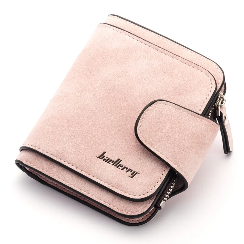 

2021 New Design Baellerry Cute woman wallet 2021PU leather wallets for women fashionable, Rose red/rose red/llight pink /brown/gray/smoky grey