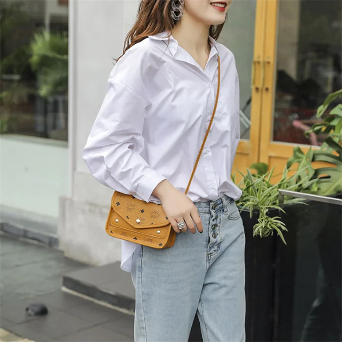 

New Shoulder Bag Women'S Diagonal Bag Printed Letters Cell Phone Bag