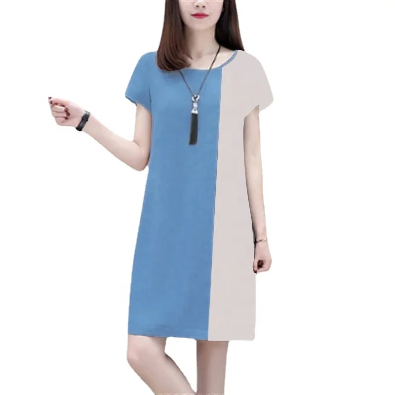 

2020 summer new Korean style loose breathable thin and meaty casual dress womens