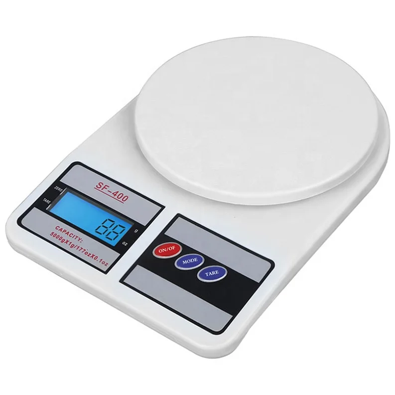 

SF-400 Household Digital Kitchen Scale, Cheaper 10kg Food Weighing Scale, White or customized
