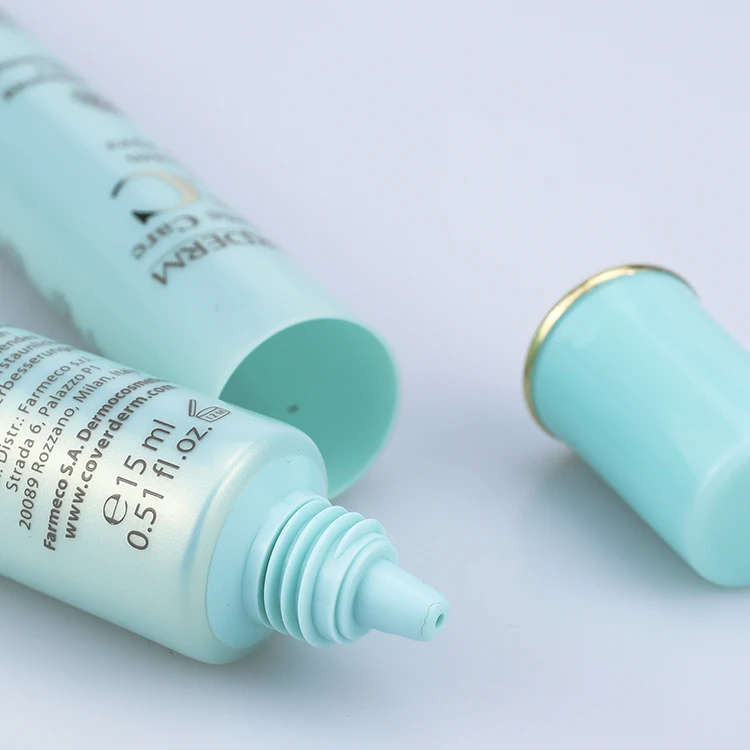 
High Quality Empty Nozzle Plastic Soft Tube with Hot-Stamping H Screw cap 