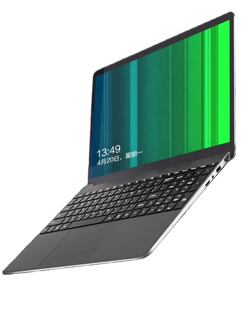 

High Quality Gaming Laptops Stealth Thin New Original Core i7 Laptop Notebook 256GB 15.6 Inch HD Full Screen Laptops, Sliver red laptops