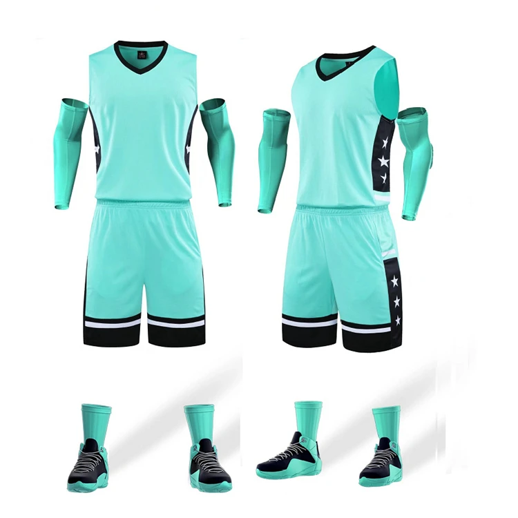 

basketball men's 2 pcs set custom 2021 best selling casual men short set breathable blank men tracksuit set