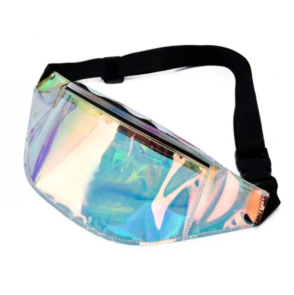 

RTS Stock Bumbag PVC Transparent Waist Bag Clear Laser Women Fanny Pack, One colors(pls see below color cards)