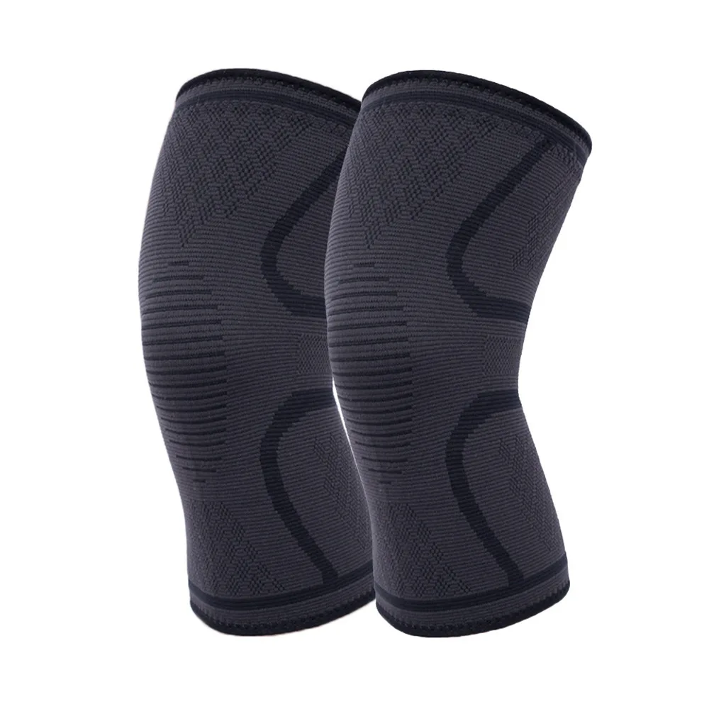 

One Piece Elastic Pad Patella Protector Brace Cycling Basketball Running Compression Knee Sleeve Sports Kneepads