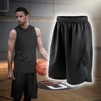 

Quick Dry Breathable Training Basket-ball Jersey Sport Running Men Sportswear Black Basketball Shorts