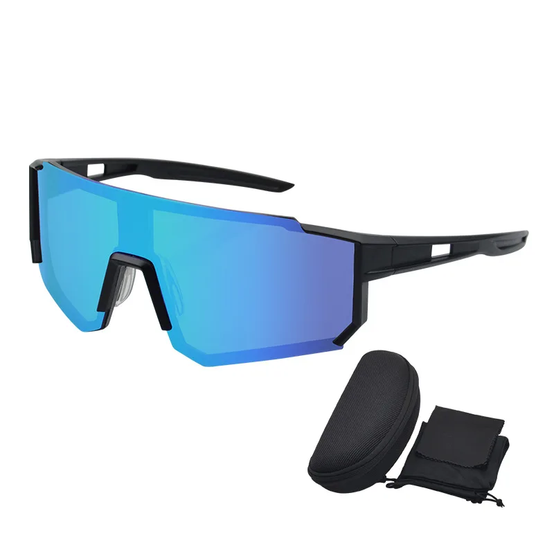 

9040 2021 Uv400 tr90 Men Mountain Bike Sports Glasses Polarized 5 Lens Bicycle Cycling Goggles Over Glasses, Multicolor