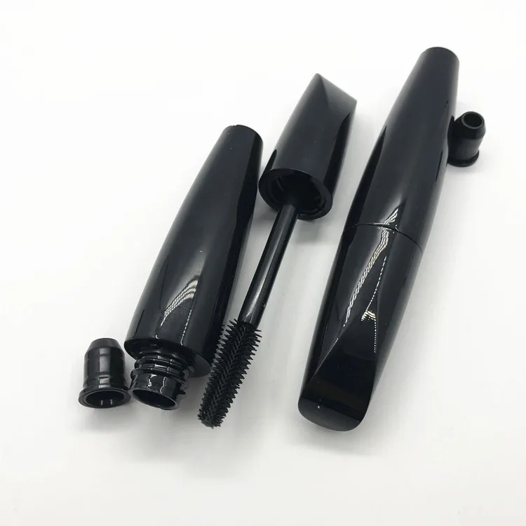 shiny black mascara bottle