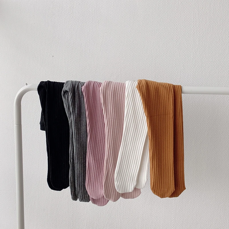 3395Top quality cotton children tights keep warm panty-hose leggings kid baby girl socks