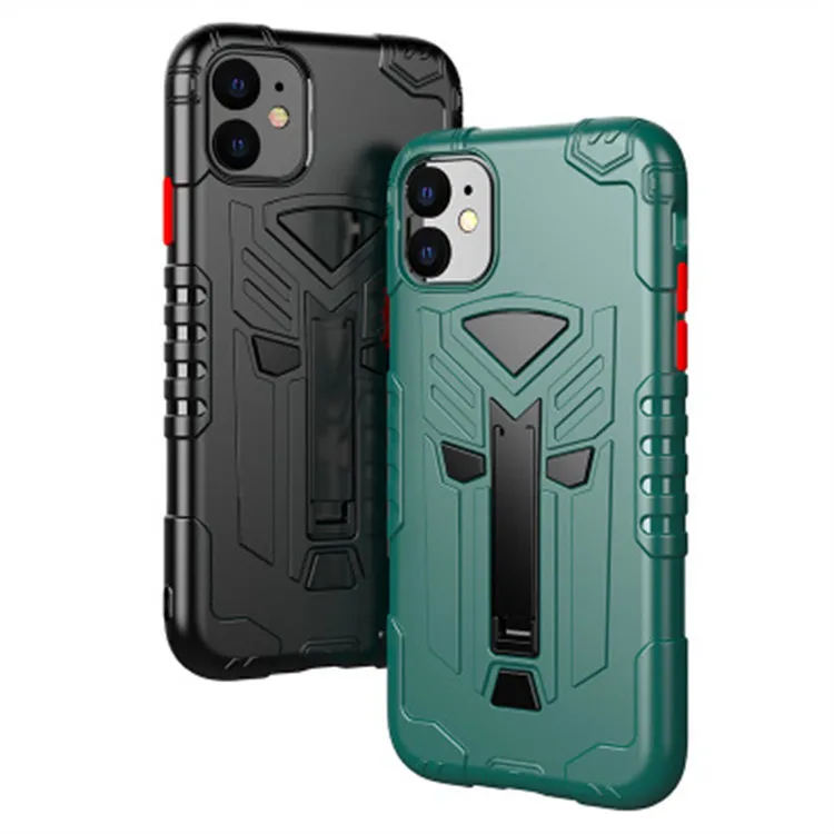 

360 four corners anti-fall back cover tpu pc silicone soft mobile phone case for iPhone 11 pro max