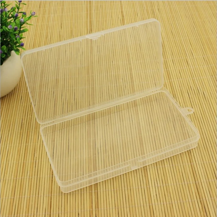 

Injection molding PP clear plastic box /clear cell phone storage case with hinged lid