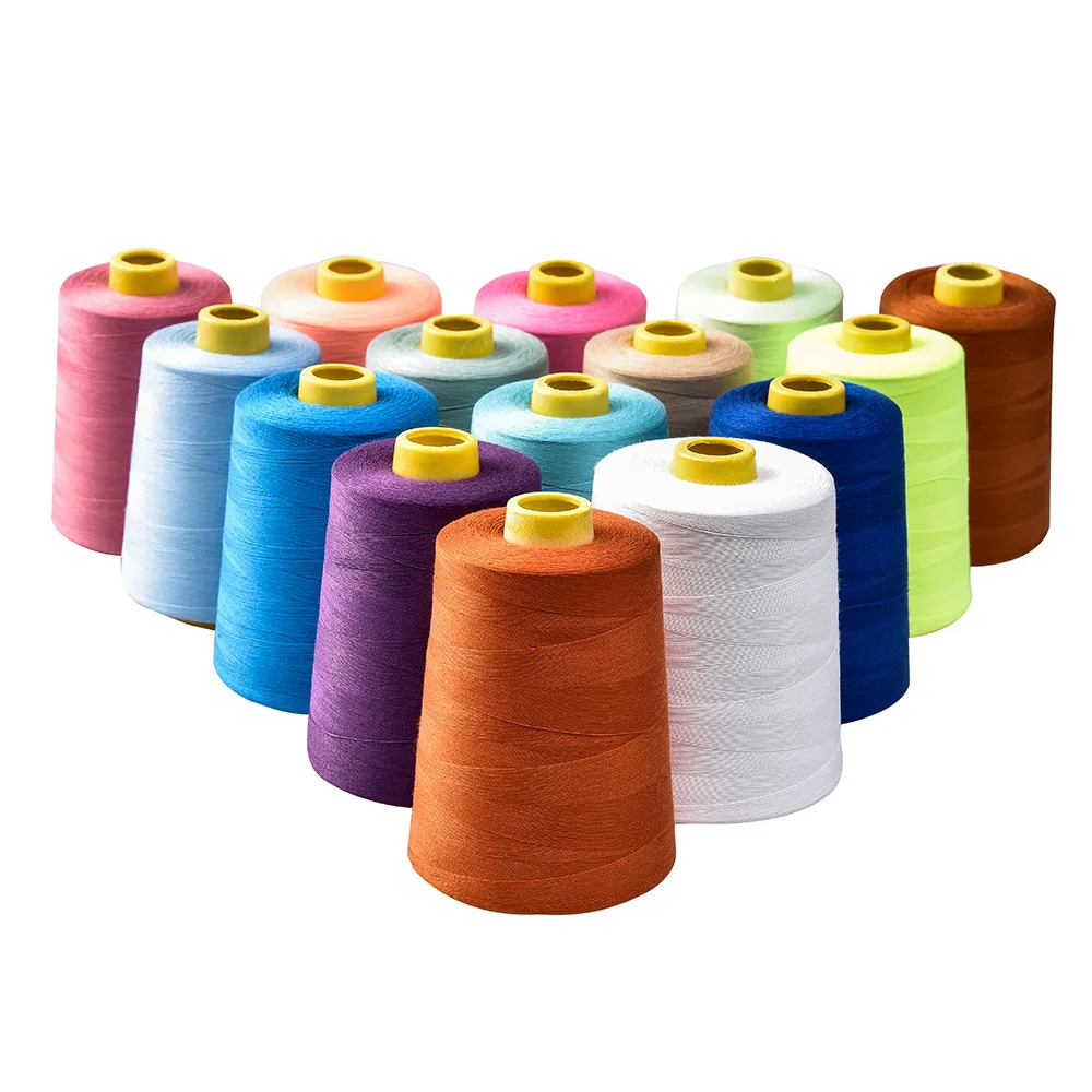 

ST106 wholesale sewing supplies 100% spun 40 2 8000Y polyester sewing thread, Colors