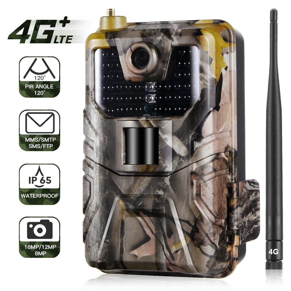 

Suntek New APP 4G LTE 1080P Wireless 4G Hunting Camera 4G Wildlife Trail Camera HC-900LTE With Night Vision