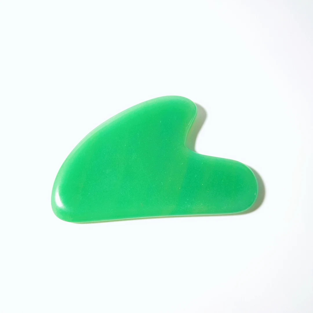 

Gua Sha Massage Tool, Green aventurine Gua Sha Scraping Massage Tool, Gua Sha Facial Tool for SPA Acupuncture Therapy Treatment