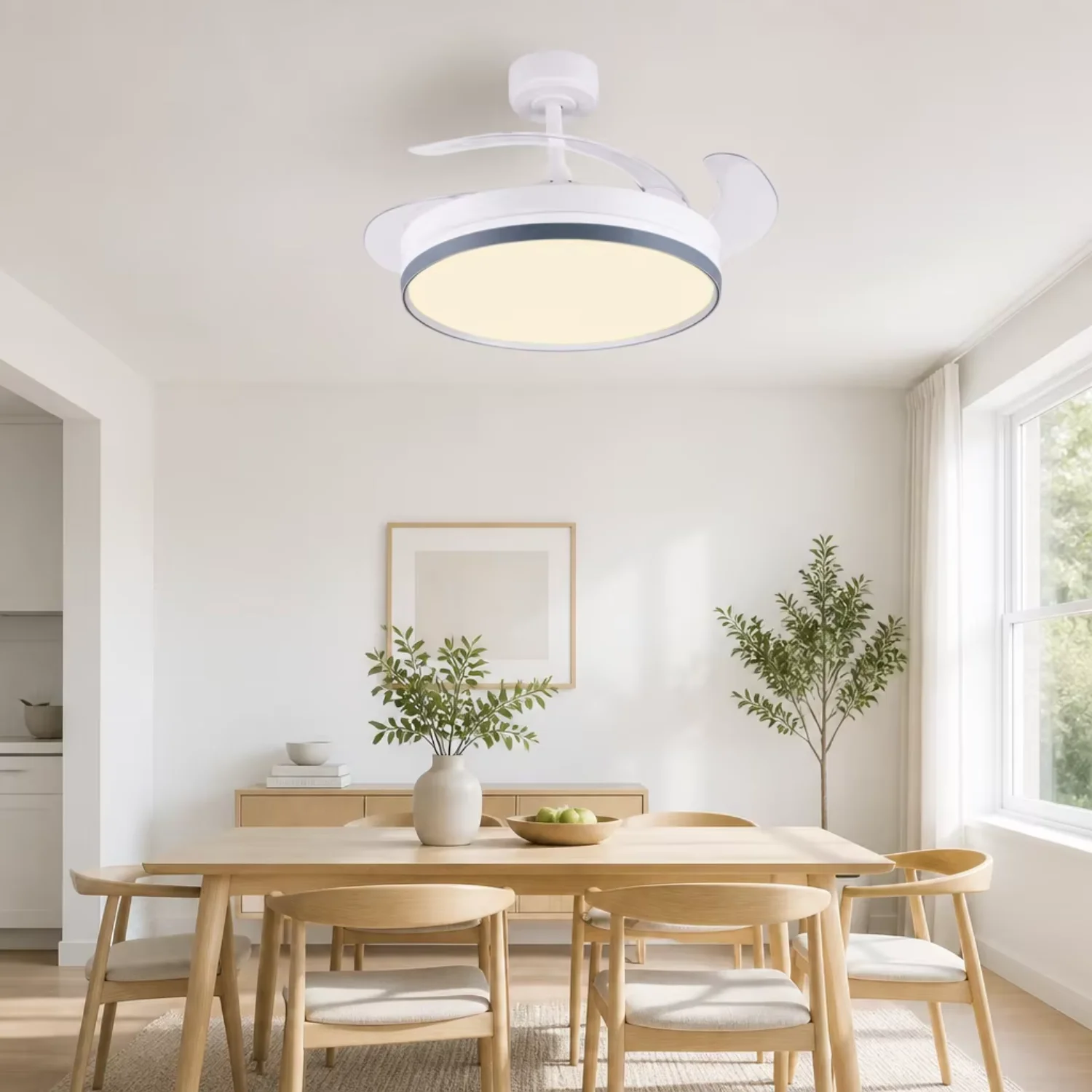Ceiling Fan, LED, Metal+Plastic blades - detail 6