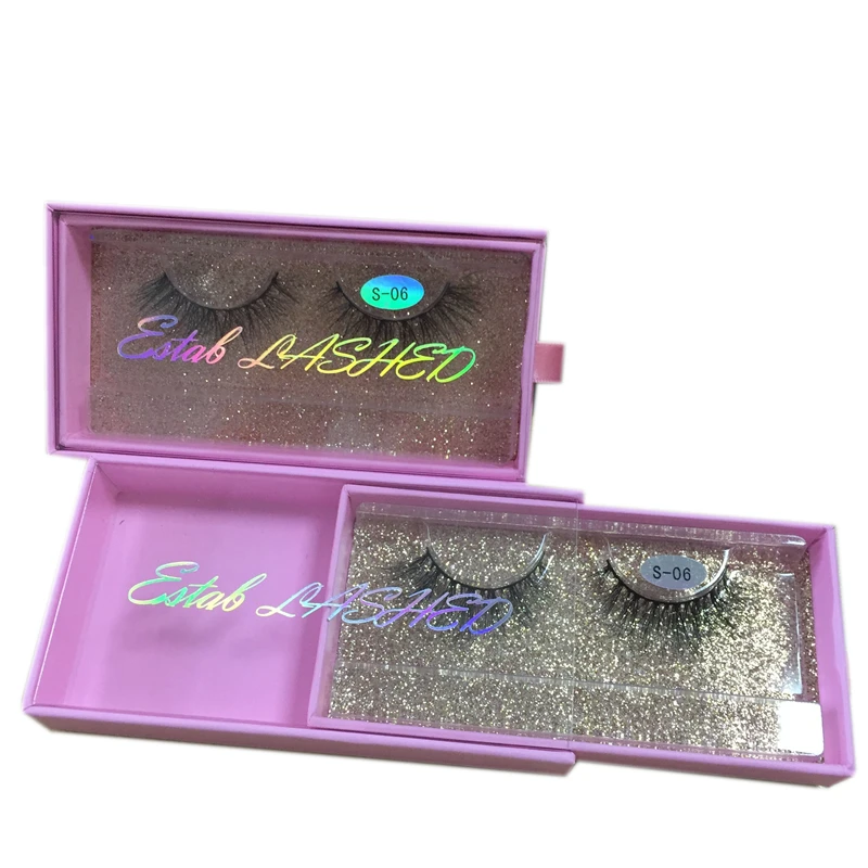 

pink empty lashbox custom logo lash box with ribbon 3d fluffy 25mm mink eyelash vendors lashes with cases