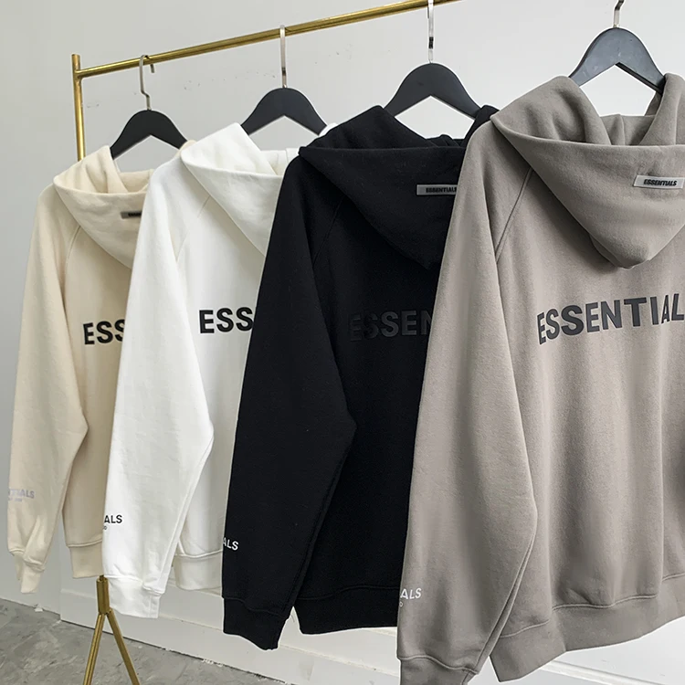 

FEAR OF GOD FOG ESSENTIALS Double thread zipper Hooded Sweater men's high street loose trend coat men's and women's